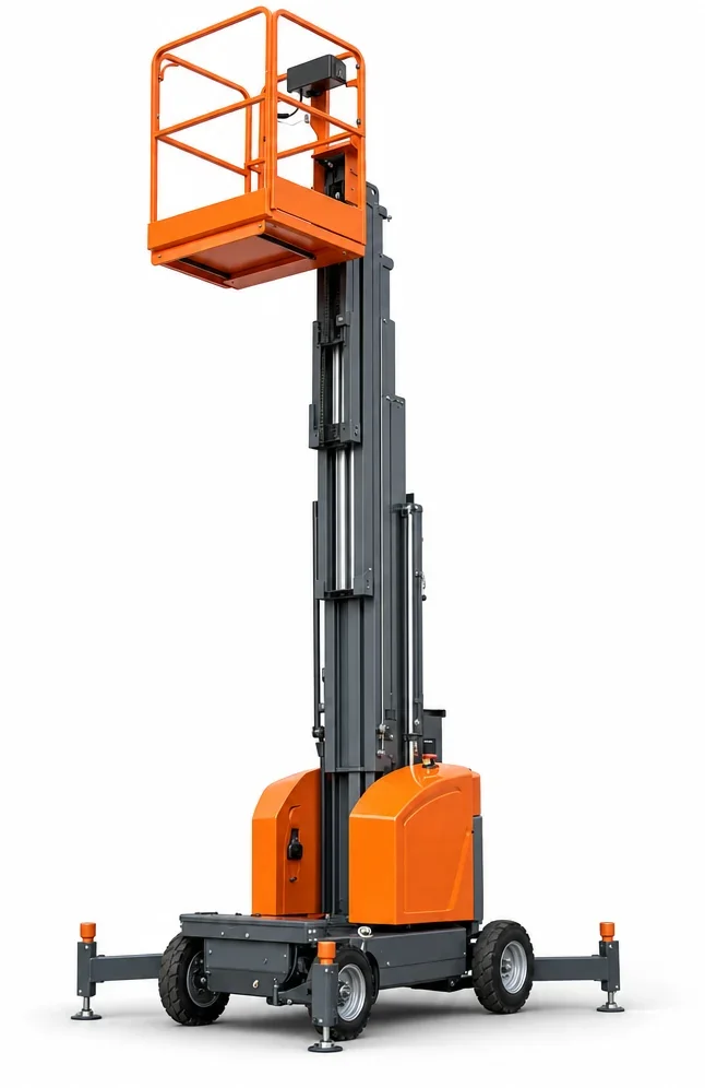 Vertical mast lifts equipment